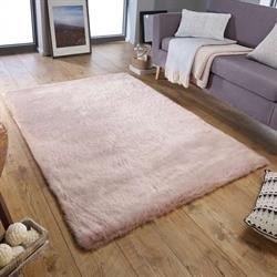 Pels shaggy tæppe Fairmont i Pink i 120 x 170 cm